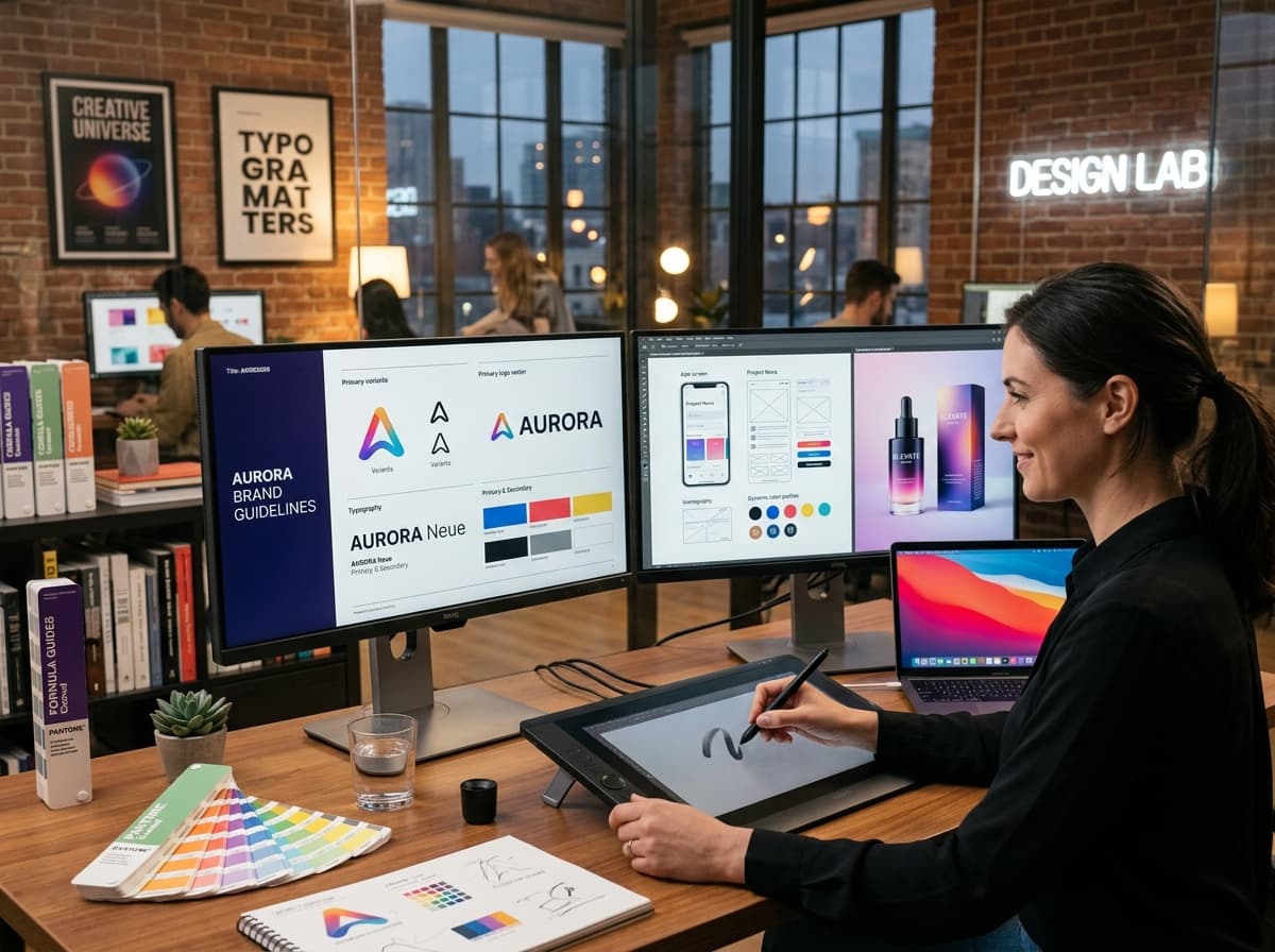 Pixel Digital graphic design studio showcase